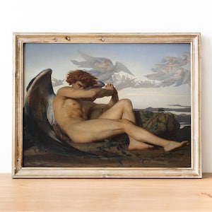 Alexandre Cabanel - Fallen Angel art print, Fine Art print