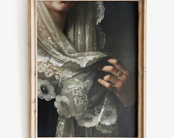 Altered Kunstdruck, Dark Academia Poster, ästhetische Kunst der Renaissance