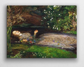 オフィーリア ミレイ　油彩画　額装品　アート ミレー 『オフィーリア』額装品アート Amazon.co.jp: BiblioArt Series