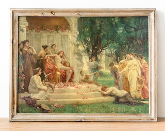 Henrietta Rae - Psyche Before The Throne Of Venus art print, Goddess Art print