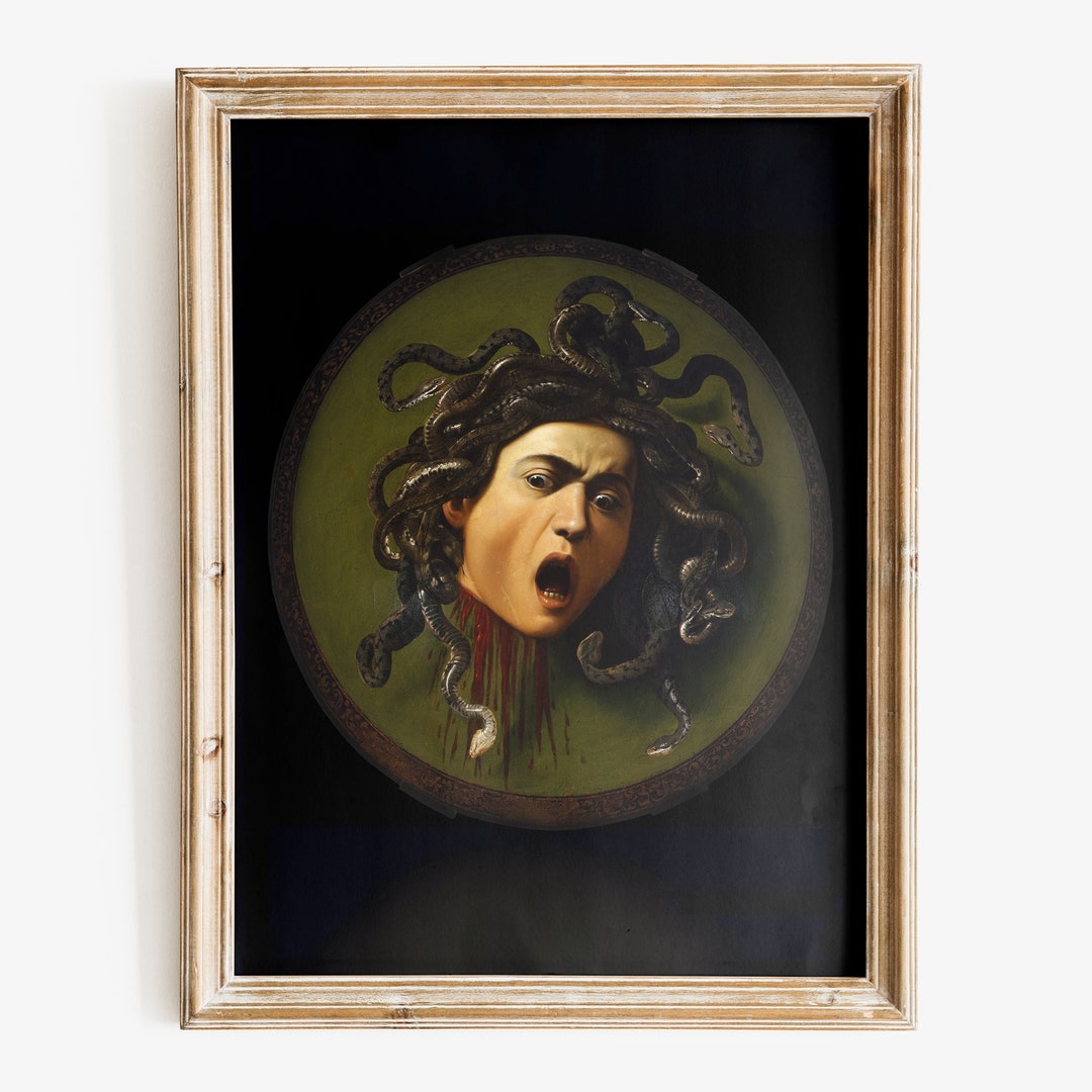 Affiche Art Classique – Méduse Du Caravage – Poster Grand Format A2