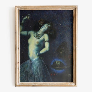 Franz von Stuck - Impressão artística de Salomé, Impressão de belas artes, Arte acadêmica escura