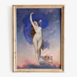 Adolphe-Alexandre Lesrel - L’aurore, Fine Art print, Goddess art