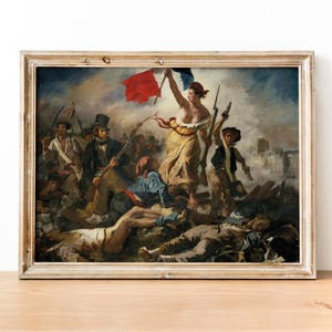 Eugene Delacroix - Liberty Leading the People art poster