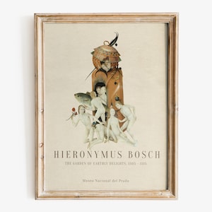 Hieronymus Bosch art print, Fine Art print, Museum Poster, Bosch poster