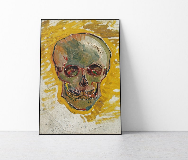 ART POSTER Skull Vincent Van Gogh