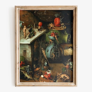 Hieronymus Bosch - The Last Judgment art print