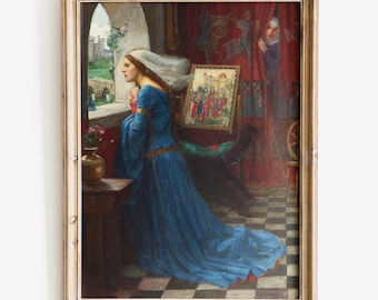 John William Waterhouse - Fair Rosamund art print, Fine art print, Pre Raphaelite art