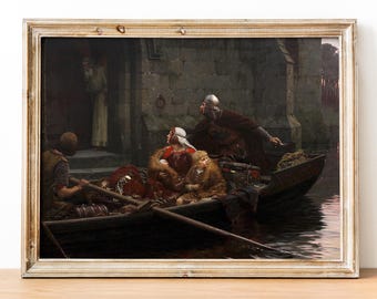 Edmund Blair Leighton - In Time of Peril art print, Fine Art print