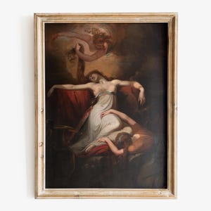 Henry Fuseli - Dido art print, Fine Art print