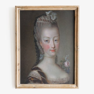 Marie Antoinette art print, Fine Art print, Rococo art, Museum quality print