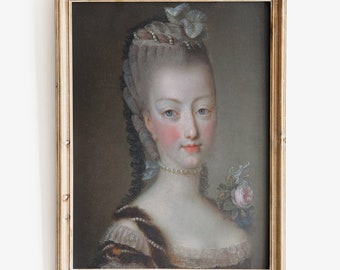 Marie Antoinette art print, Fine Art print, Rococo art, Museum quality print