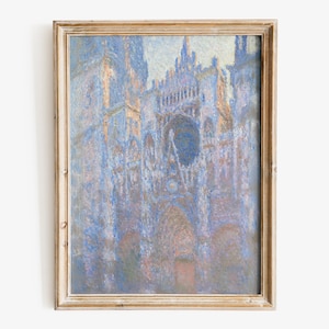 Claude Monet - Rouen Cathedral, West Façade art print, Museum-quality Fine Art print