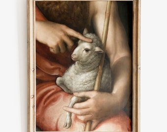 Altered art print, Renaissance Art, Antique Painting Detail, Moody Wall Art, Renaissance Art