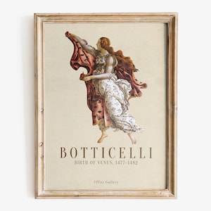 Sandro Botticelli - Hora of Spring art print, Fine Art print, Museum Poster, Aesthetic Poster