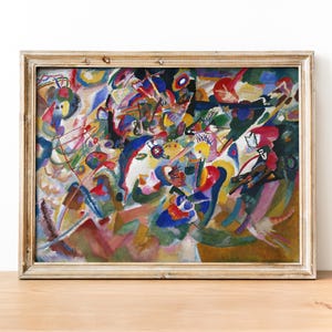 Wassily Kandinsky art print, Abstract Art print