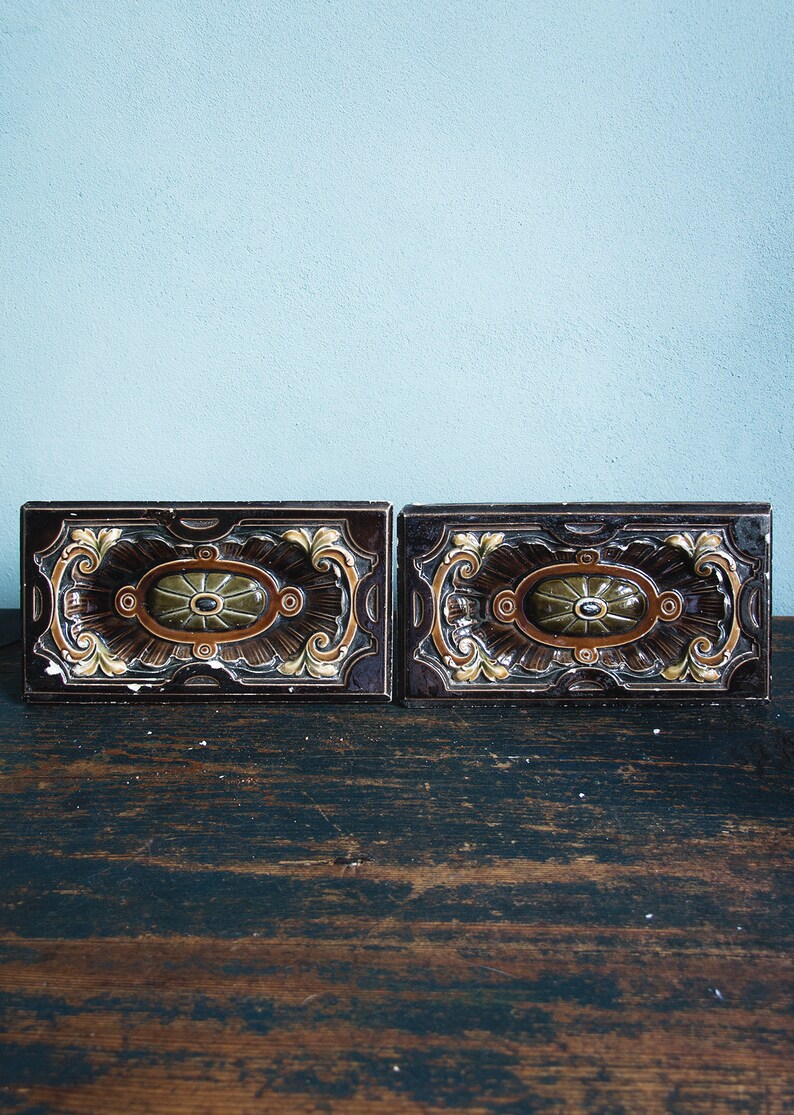 Antique Tiles Salvage Architecture Ceramic Image 0 1