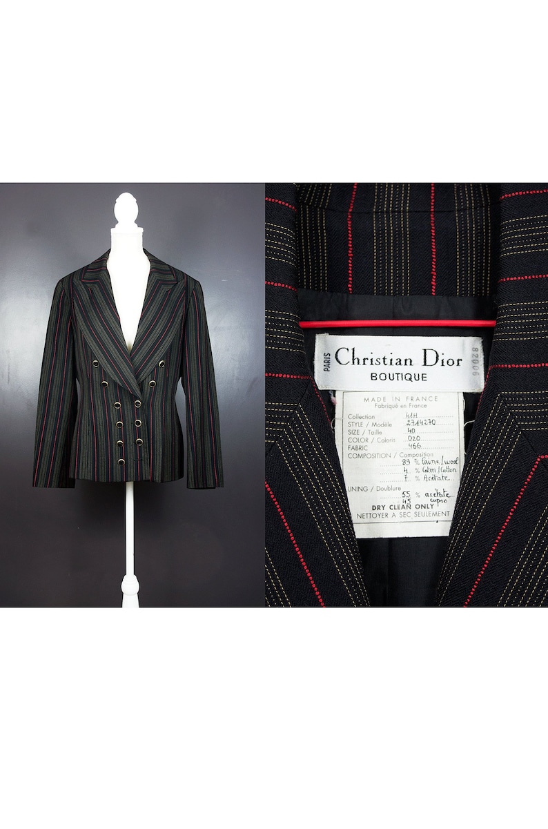 vintage christian dior blazer