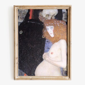 Gustav Klimt - Hope art print, Fine Art Print