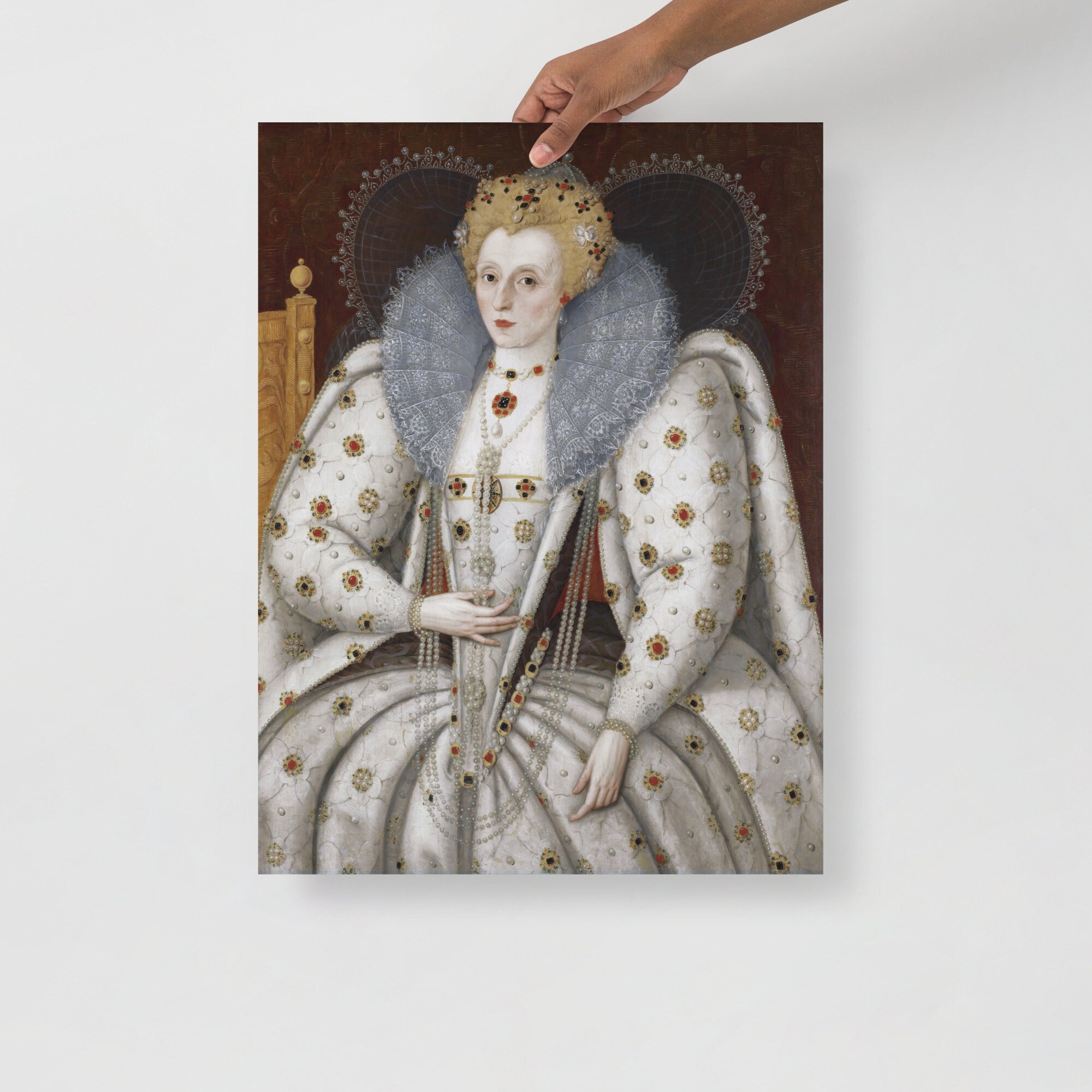 Queen Elizabeth I Art Print, Fine Art Print, Antique Portrait Print - Etsy