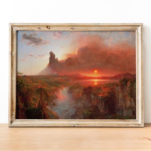 Frederic Edwin Church - Cotopaxi art print, Landscape art print