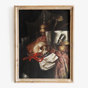 Franciscus Gijsbrechts - Vanitas art print, Museum-quality Fine Art print