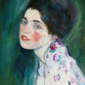 Gustav Klimt Portrait of a Lady Art Print image 2
