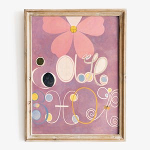 Hilma af Klint Kunstdruck, Fine Art Druck in Museumsqualität