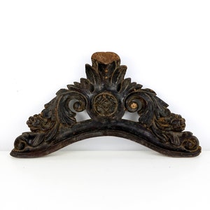 Antique Carved Wood Salvage fragment, Antique Salvage Decor, Architectural Salvage
