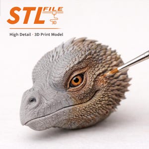 Digitale Datei, 3D Modell Drache, Datei STL Download, Art Dolls