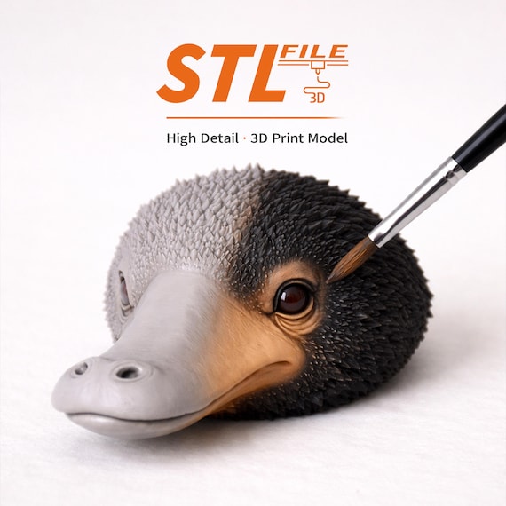 Niffler Art Doll STL – 3D Modell zum Download, DIY Puppen Kit, Fantasy Creature, Digitale Datei für 3D Druck