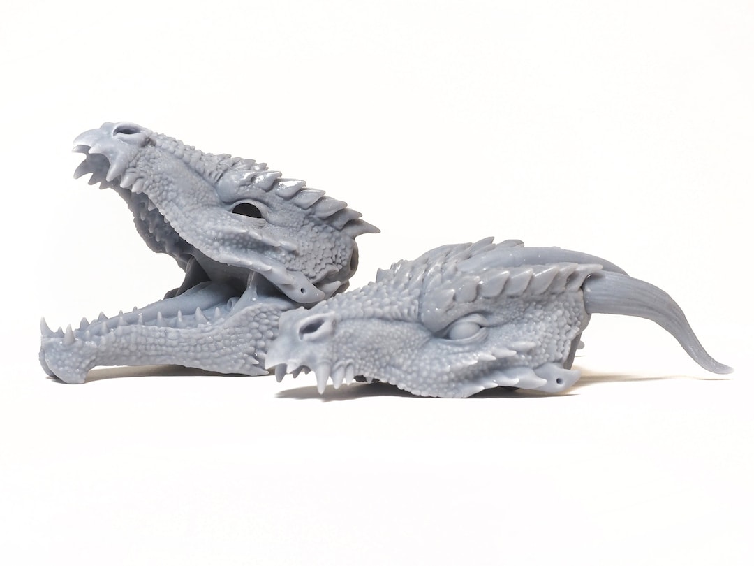 自分でペイントして加工できるアートドール用の可動顎付きドラゴン