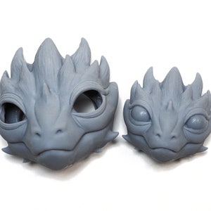 Dragon head for art dolls to paint and process yourself, DIY