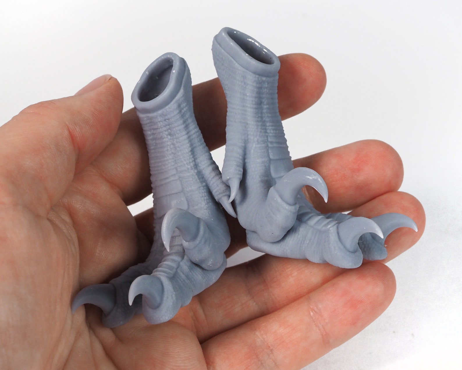 Flat Raptor Feet Raptor Feet for Art Dolls to Paint and Process Yourself, DIY - Etsy
