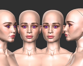 Khaleesi, STL BJD Doll, Digital Ball Jointed Doll for 3D Printing