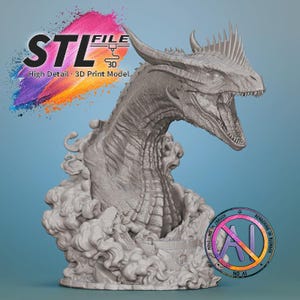 Moondancer Inspired – Dragon Bust – House of the Dragon – STL
