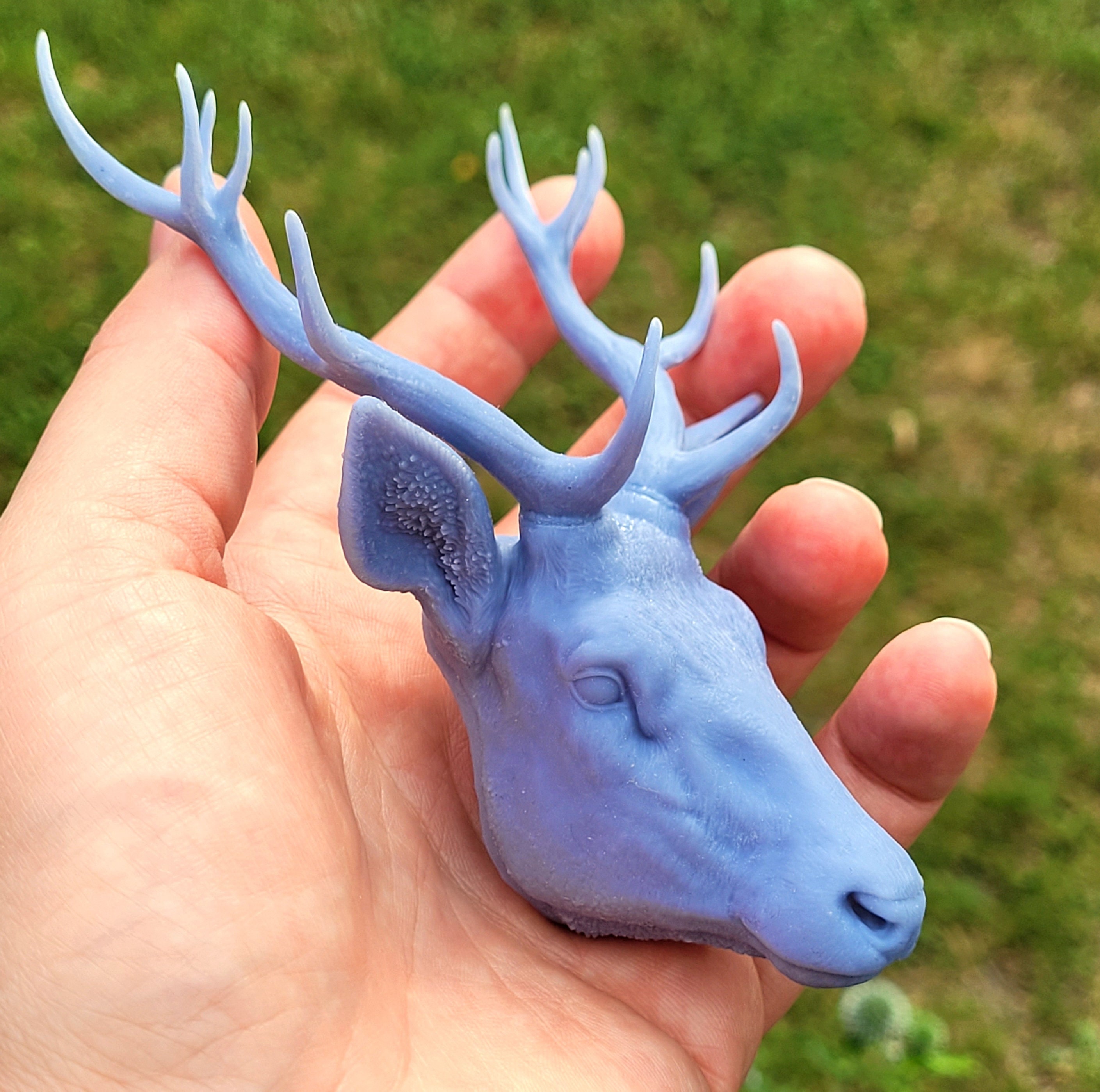 自分で作る可動アート人形の鹿の頭、DIY - Etsy 日本