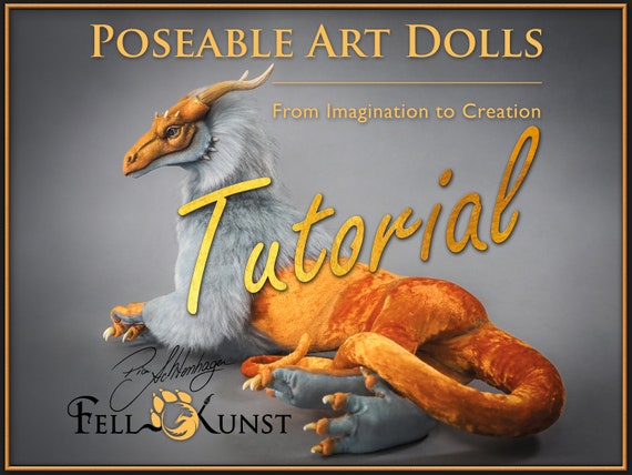PDF Tutorial, Kunst, Workbook, Anleitungsbuch "Poseable Art Dolls", Deutsch/Englisch