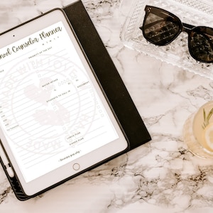 Digital Daily School Counselor Planner Page