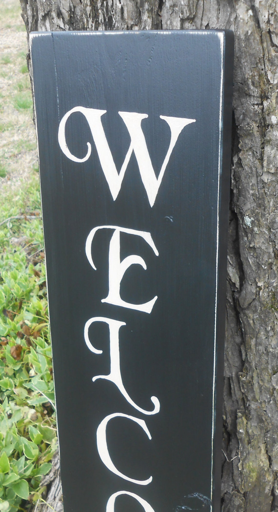 Vertical Rustic Wood Welcome Sign Wooden Welcome Sign - Etsy