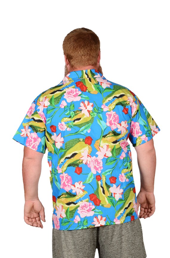  Fuck Letter Pattern Men Hawaiian Shirt Short Sleeve