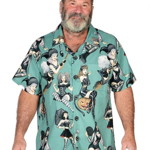 Witchy Fun Pattern-Hawaiian Shirt