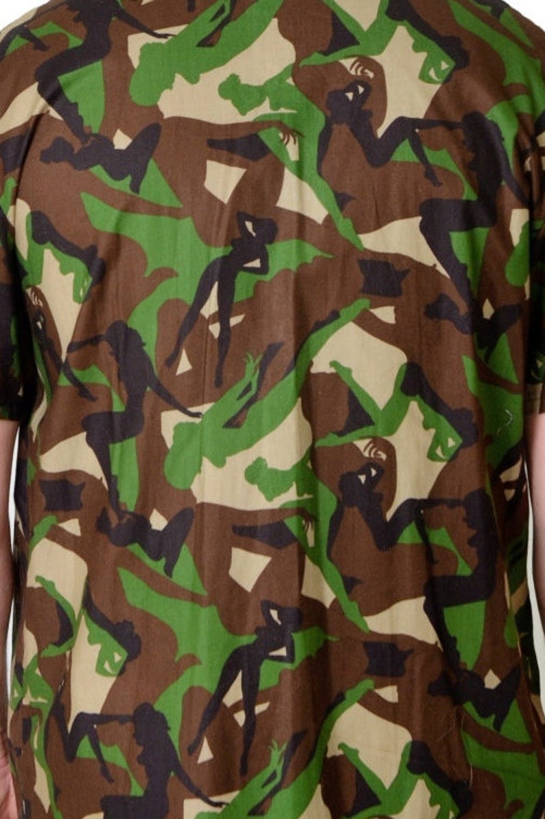 Feak Shirt for Men Camouflage Print Yellow Mermaid Shirt Mens Hawaiian Shirt Hawaiian Shirt Summer Surf Shirt Hawaiian Shirt Men