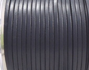 1 meter of high quality 3mm gray flat leather cpu3gri