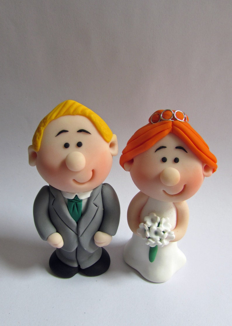 MINI Wedding Cake Topper Bride and Groom Mini Novelty Cake Etsy UK