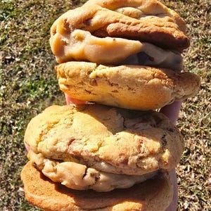 Cookie Dough Cookie Sandwich- gourmet cookies, cottage food friendly, gourmet recipe, filled cookies