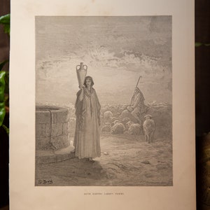 Jacob Keeping Laban's Flocks: Gustave Dore Illustration
