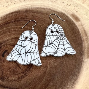 Halloween ghost dangle earrings