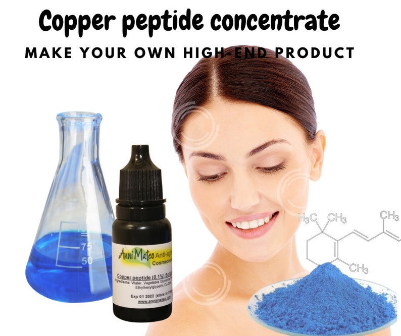 Concentrated Copper peptide CuGHK solution Add to your own Etsy