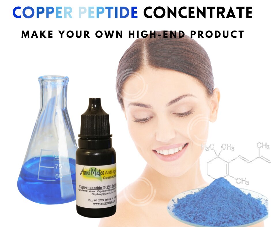 Concentrated Copper Peptide Cughk Solution Add to Your Own Etsy